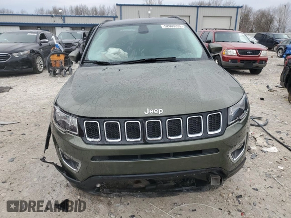 2018 Jeep Compass Limited with VIN 3C4NJDCBXJT360534, listed as a Copart auction lot 52003225 with 52,114 mi miles and Clean Title. Bid and sale history available at carsss.com. Image 5.