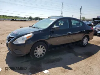 2017 Nissan Versa SV with VIN 3N1CN7AP3HL806449, listed as a Copart auction lot 59782075 with 123,148 mi miles and Salvage title. Bid and sale history available at DreamBid. Image 1.