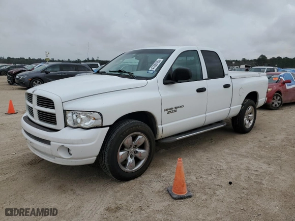 2002 Dodge Ram 1500 with VIN 1D7HU18Z42J261151, listed as a Copart auction lot 47289185 with 264,883 mi miles and Clean Title. Bid and sale history available at carsss.com. Image 1.