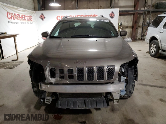 2021 Jeep Cherokee 80th Anniversary with VIN 1C4PJMMX2MD225223, listed as a Copart auction lot 42536315 with 76,556 mi miles and Salvage Title. Bid and sale history available at carsss.com. Image 5.