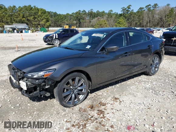 2019 Mazda 6 Grand Touring with VIN JM1GL1TY2K1502079, listed as a Copart auction lot 48495605 with 148,137 mi miles and Salvage Title. Bid and sale history available at carsss.com. Image 1.