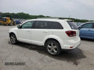 2017 Dodge Journey Crossroad Plus with VIN 3C4PDCGG4HT564594, listed as a Copart auction lot 56934145 with 89,505 mi miles and Salvage title. Bid and sale history available at DreamBid. Image 2.