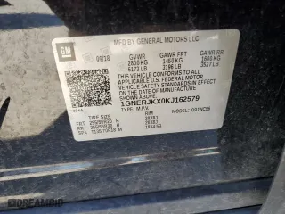 2019 Chevrolet Traverse RS with VIN 1GNERJKX0KJ162579, listed as a Copart auction lot 43633505 with 145,491 mi miles and Salvage Title. Bid and sale history available at carsss.com. Image 15.