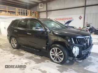 2014 Kia Sorento SX with VIN 5XYKWDA73EG501041, listed as a Copart auction lot 80452894 with 147,091 mi miles and Salvage Title. Bid and sale history available at carsss.com. Image 4.