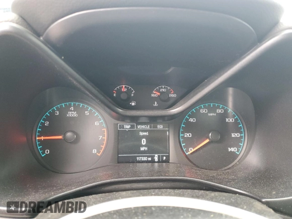 2015 Chevrolet Colorado 4WD WT with VIN 1GCGTAE30F1199407, listed as a Copart auction lot 50990715 with 117,330 mi miles and Salvage Title. Bid and sale history available at DreamBid. Image 9.