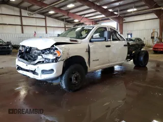 2020 Ram 3500 Tradesman with VIN 3C63RRGL5LG108757, listed as a Copart auction lot 69039294 with 317,335 mi miles and Non Repairable. Bid and sale history available at carsss.com. Image 1.