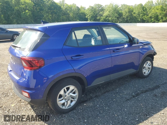 2022 Hyundai Venue SE z VIN KMHRB8A3XNU186571, wystawiony jako Copart lot #56703925 z przebiegiem 41 077 mil mil oraz Szkoda całkowita • Salvage title. Historia ofert i sprzedaży dostępna na DreamBid. Obrazek 3.