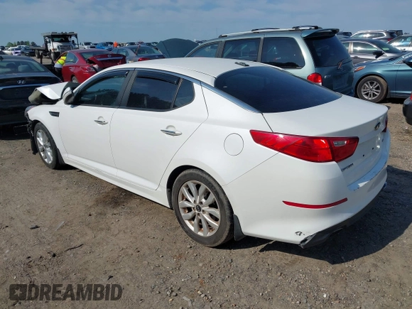 2014 Kia Optima LX with VIN KNAGM4A76E5454542, listed as a IAAI auction lot 42006510 with 192,291 mi miles and . Bid and sale history available at carsss.com. Image 3.