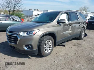 2020 Chevrolet Traverse LT Cloth with VIN 1GNERGKW0LJ127696, listed as a IAAI auction lot 42073805 with 60,075 mi miles and . Bid and sale history available at DreamBid. Image 2.