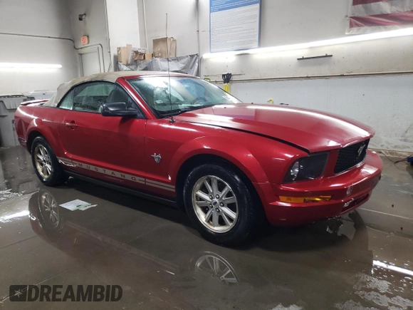 2009 Ford Mustang with VIN 1ZVHT84N095117282, listed as a Copart auction lot 88497085 with 170,890 mi miles and Salvage title. Bid and sale history available at DreamBid. Image 4.