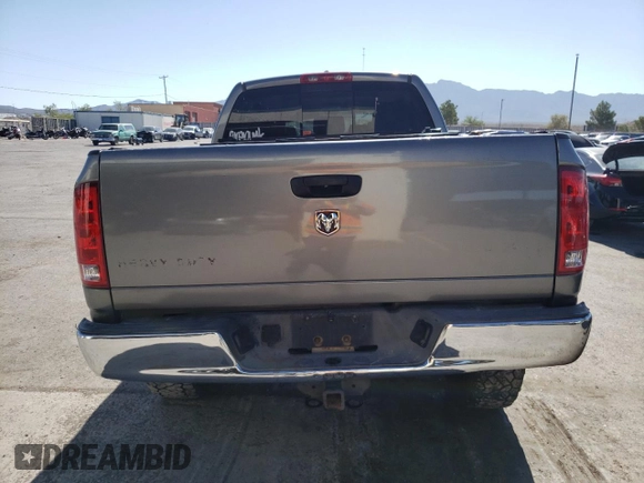 2006 Dodge Ram 2500 SLT with VIN 3D7KS29C66G227957, listed as a Copart auction lot 68363644 with 241,472 mi miles and Salvage Title. Bid and sale history available at carsss.com. Image 6.