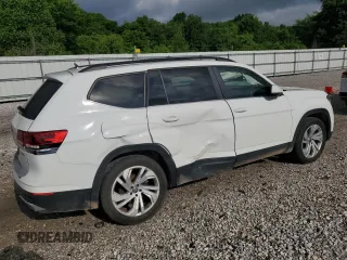2023 Volkswagen Atlas SE with VIN 1V2KR2CA2PC524739, listed as a Copart auction lot 56976715 with 58,736 mi miles and Salvage title. Bid and sale history available at DreamBid. Image 3.