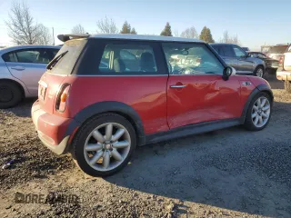2003 MINI Hardtop S with VIN WMWRE33433TD64067, listed as a Copart auction lot 42572405 with 182,294 mi miles and Salvage Title. Bid and sale history available at DreamBid. Image 3.