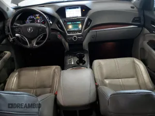 2017 Acura MDX Advance with VIN 5FRYD4H82HB001719, listed as a Copart auction lot 54055205 with 106,527 mi miles and Salvage title. Bid and sale history available at DreamBid. Image 8.