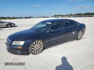 2007 Audi A8 L 4.2L with VIN WAUMV44E67N020506, listed as a Copart auction lot 81350264 with 0 mi miles and Salvage Title. Bid and sale history available at carsss.com. Image 1.