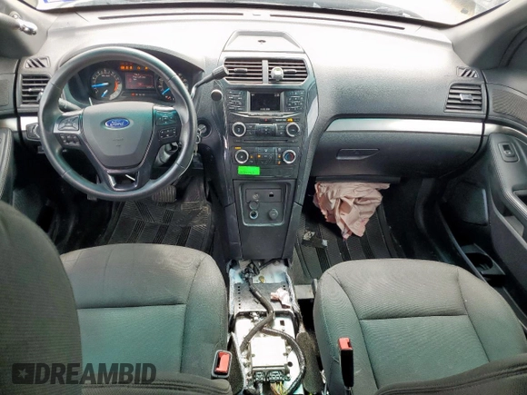 2017 Ford Police Interceptor Utility с VIN 1FM5K8AR0HGC86197, выставлен на аукционе Copart как лот 59854125 с пробегом 165 041 миль миль и Чистый • Clean title. История ставок и продаж доступна на DreamBid. Изображение 8.