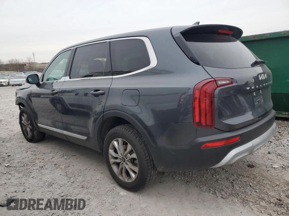 2022 Kia Telluride LX with VIN 5XYP24HC8NG267824, listed as a Copart auction lot 41791845 with 103,014 mi miles and Salvage title. Bid and sale history available at DreamBid. Image 2.