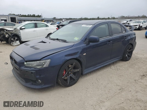 2014 Mitsubishi Lancer Evolution GSR with VIN JA32W8FV5EU017755, listed as a Copart auction lot 47308485 with 143,912 mi miles and Clean Title. Bid and sale history available at carsss.com. Image 1.