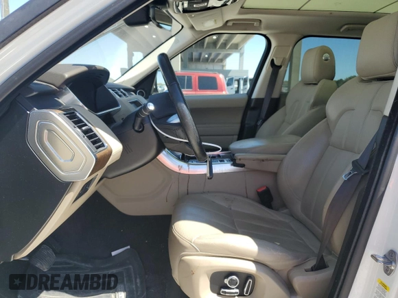 2017 Land Rover Range Rover Sport HSE with VIN SALWR2FVXHA157662, listed as a Copart auction lot 48779265 with 64,267 mi miles and Salvage title. Bid and sale history available at DreamBid. Image 7.
