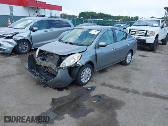 2012 Nissan Versa SV with VIN 3N1CN7AP7CL819956, listed as a IAAI auction lot 42578855 with 57,245 mi miles and . Bid and sale history available at DreamBid. Image 17.
