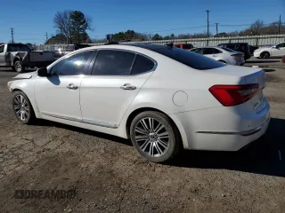 2014 Kia Cadenza Premium with VIN KNALN4D75E5120994, listed as a Copart auction lot 41607295 with 133,936 mi miles and Salvage Title. Bid and sale history available at DreamBid. Image 2.