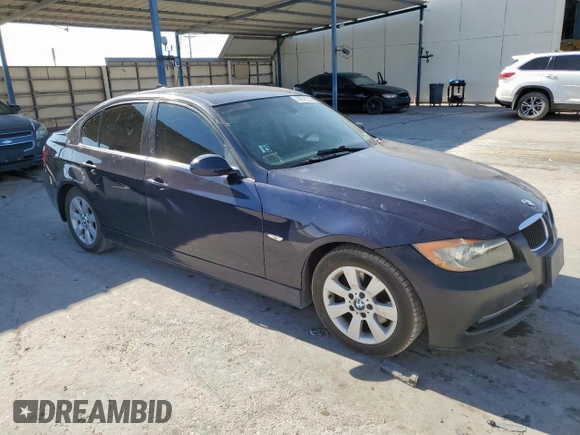 2008 BMW 3 Series 328i with VIN WBAVA37598NL55606, listed as a Copart auction lot 58257725 with 143,619 mi miles and Salvage title. Bid and sale history available at DreamBid. Image 4.