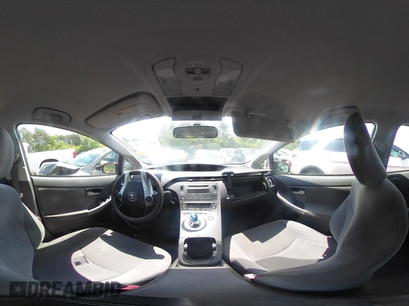 2011 Toyota Prius I with VIN JTDKN3DU2B1443658, listed as a IAAI auction lot 42141442 with 169,456 mi miles. Bid and sale history available at carsss.com. Image 18.