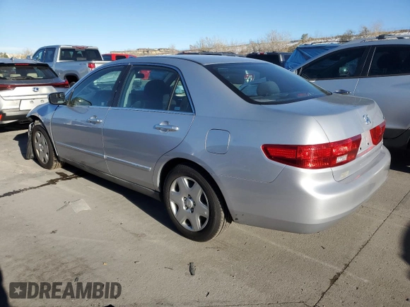 2005 Honda Accord LX with VIN 1HGCM66355A049333, listed as a Copart auction lot 79764894 with 155,334 mi miles and Salvage title. Bid and sale history available at DreamBid. Image 2.