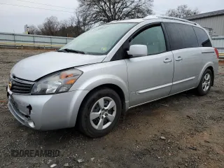 2008 Nissan Quest S with VIN 5N1BV28U58N120030, listed as a Copart auction lot 44403825 with 225,303 mi miles and Salvage Title. Bid and sale history available at carsss.com. Image 1.
