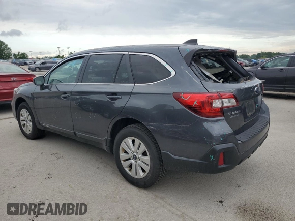 2018 Subaru Outback Premium with VIN 4S4BSACC4J3348765, listed as a Copart auction lot 60743655 with 89,694 mi miles and Salvage title. Bid and sale history available at DreamBid. Image 2.