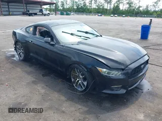 2015 Ford Mustang EcoBoost with VIN 1FA6P8TH5F5374241, listed as a IAAI auction lot 42556786 with 140,017 mi miles and . Bid and sale history available at DreamBid. Image 1.