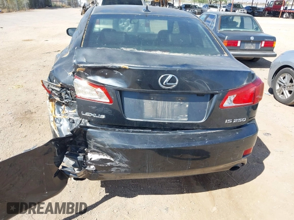 2009 Lexus IS with VIN JTHBK262995088777, listed as a IAAI auction lot 41908060 with 174,386 mi miles. Bid and sale history available at carsss.com. Image 6.