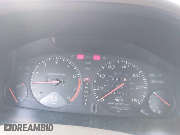 1998 Acura CL Premium z VIN 19UYA2255WL005109, wystawiony jako IAAI lot #41712118 z przebiegiem 242 642 mil mil oraz . Historia ofert i sprzedaży dostępna na DreamBid. Obrazek 7.
