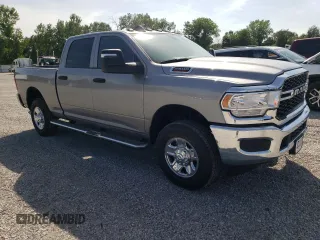 2024 Ram 2500 Tradesman with VIN 3C6UR5CJ7RG287877, listed as a Copart auction lot 68363564 with 24 mi miles and Salvage Title. Bid and sale history available at carsss.com. Image 4.