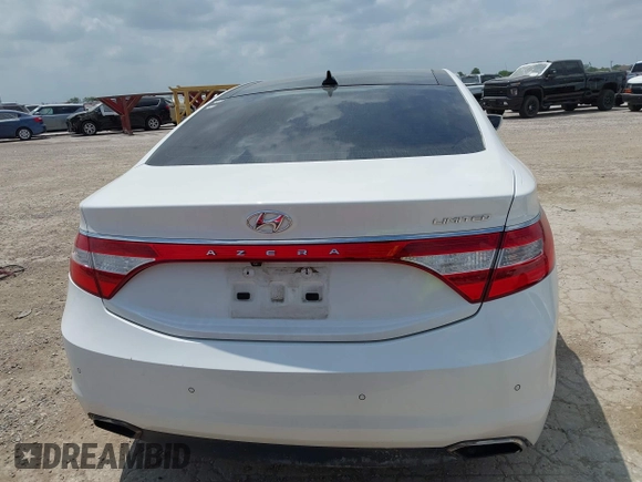 2015 Hyundai Azera Limited with VIN KMHFH4JG1FA476455, listed as a IAAI auction lot 42407261 with 110,293 mi miles and . Bid and sale history available at DreamBid. Image 16.