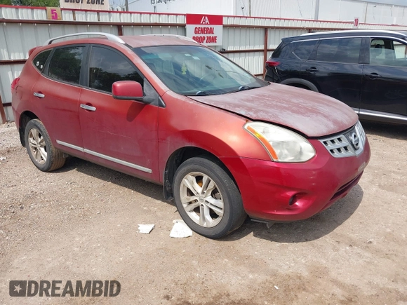 2012 Nissan Rogue S with VIN JN8AS5MT8CW258420, listed as a IAAI auction lot 42126948 with 215,659 mi miles and . Bid and sale history available at DreamBid. Image 1.