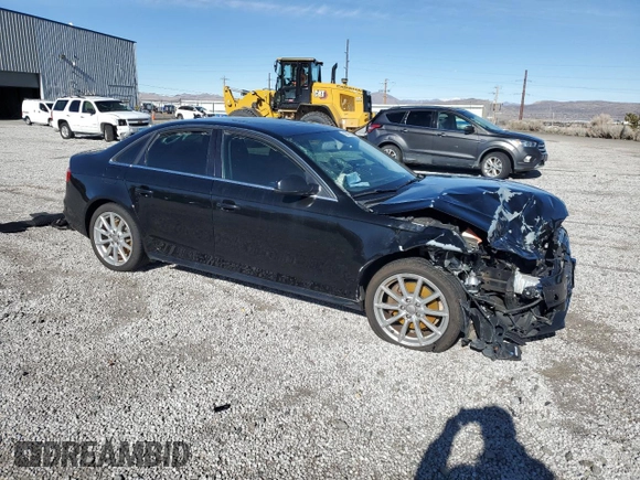 2015 Audi A4 Premium Plus with VIN WAUFFAFL8FN029867, listed as a Copart auction lot 43470975 with 0 mi miles and Salvage Title. Bid and sale history available at carsss.com. Image 4.
