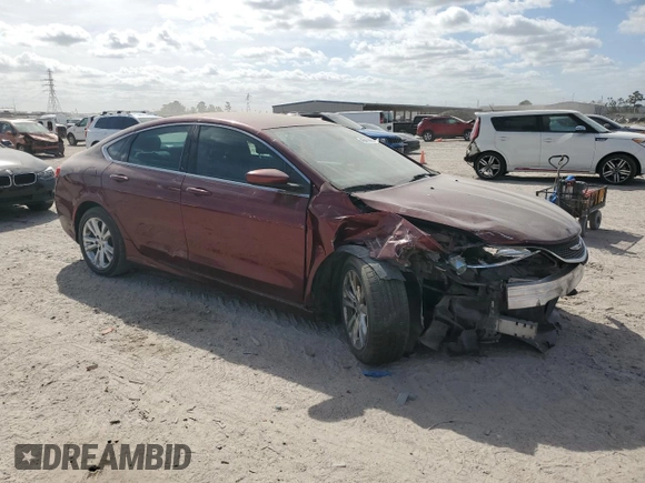 2016 Chrysler 200 LX with VIN 1C3CCCFB5GN186280, listed as a Copart auction lot 49416935 with 155,394 mi miles and Salvage Title. Bid and sale history available at carsss.com. Image 4.
