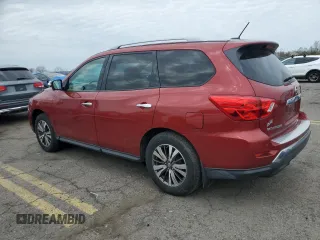 2017 Nissan Pathfinder SL with VIN 5N1DR2MM1HC609569, listed as a Copart auction lot 53081315 with 100,912 mi miles and Salvage Title. Bid and sale history available at carsss.com. Image 2.