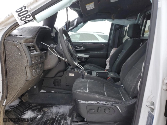 2022 Chevrolet Tahoe Commercial with VIN 1GNSKLED4NR293637, listed as a Copart auction lot 82760844 with 0 mi miles and Non Repairable. Bid and sale history available at carsss.com. Image 7.