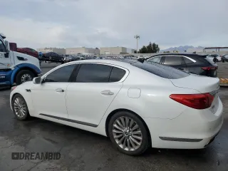 2015 Kia K900 Luxury with VIN KNALW4D42F6017515, listed as a Copart auction lot 47573535 with 143,255 mi miles and Clean Title. Bid and sale history available at carsss.com. Image 2.