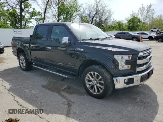 2015 Ford F-150 XLT with VIN 1FTEW1EGXFKD48594, listed as a Copart auction lot 54413785 with 210,336 mi miles and Clean Title. Bid and sale history available at carsss.com. Image 4.