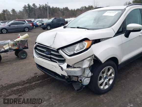 2018 Ford EcoSport SE with VIN MAJ3P1TE9JC217302, listed as a IAAI auction lot 41683163 with 75,591 mi miles and . Bid and sale history available at DreamBid. Image 6.