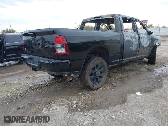 2023 Ram 2500 Big Horn with VIN 3C6UR5DL9PG649463, listed as a IAAI auction lot 40949333 with 1 mi miles. Bid and sale history available at carsss.com. Image 4.