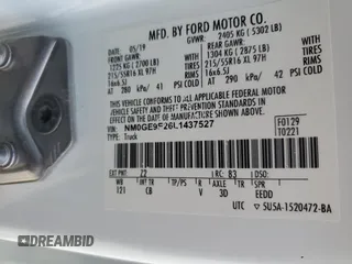 2020 Ford Transit Connect XL с VIN NM0GE9E26L1437527, выставлен на аукционе Copart как лот 84170134 с пробегом 152 421 миль миль и Чистый • Clean title. История ставок и продаж доступна на DreamBid. Изображение 13.