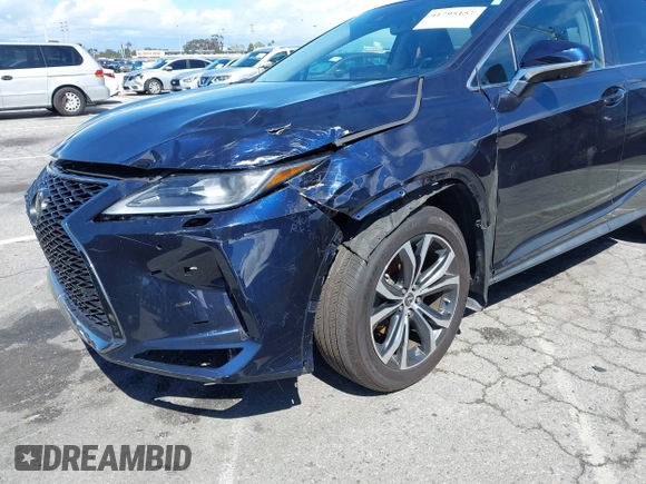 2022 Lexus RX with VIN 2T2HZMAA1NC226807, listed as a IAAI auction lot 41795157 with 38,073 mi miles. Bid and sale history available at carsss.com. Image 6.
