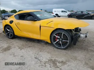 2022 Toyota Supra 3.0 with VIN WZ1DB0C06NW046509, listed as a Copart auction lot 64653075 with 46,472 mi miles and Clean title. Bid and sale history available at DreamBid. Image 4.
