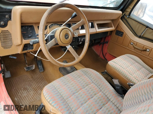 1995 Jeep Wrangler S with VIN 1J4FY19P5SP233644, listed as a Copart auction lot 48706875 with 101,221 mi miles and Clean Title. Bid and sale history available at carsss.com. Image 8.