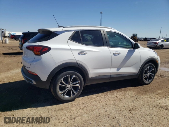 2022 Buick Encore GX Select with VIN KL4MMDS21NB131438, listed as a Copart auction lot 47560475 with 34,241 mi miles and Salvage title. Bid and sale history available at DreamBid. Image 3.