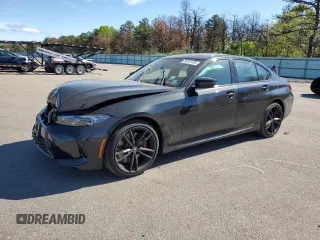 2024 BMW 3 Series 330i xDrive with VIN 3MW89FF01R8E74123, listed as a Copart auction lot 56761435 with 10,454 mi miles and Salvage title. Bid and sale history available at DreamBid. Image 1.